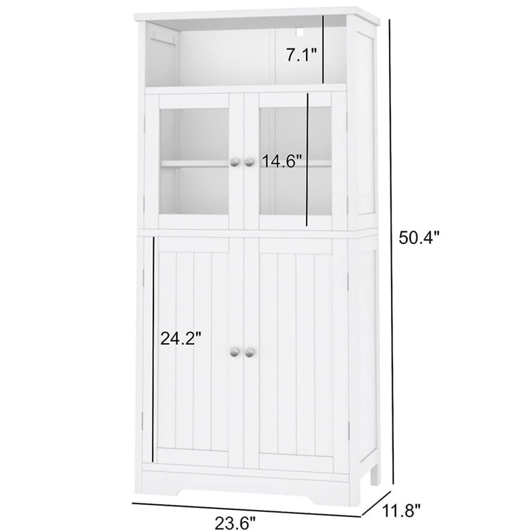 Hokku Designs Jonnesha Floor Mounted Bathroom Cabinet | Wayfair