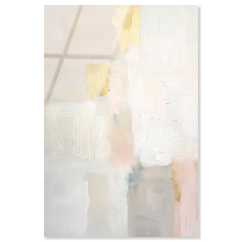Pastel Embers III High-Gloss Frameless Acrylic Glass Wall Art Abstract Print by Oliver Gal, Ready to Hang, 10 x 15
