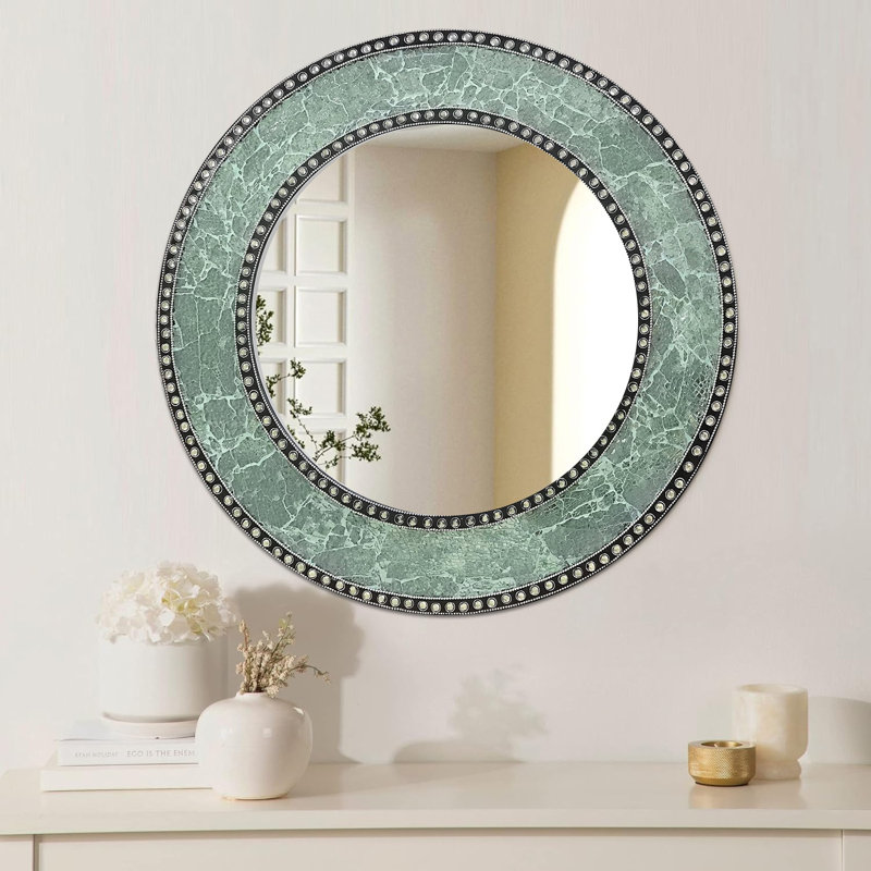 Miroir mural Cobberas, Vert écume de mer