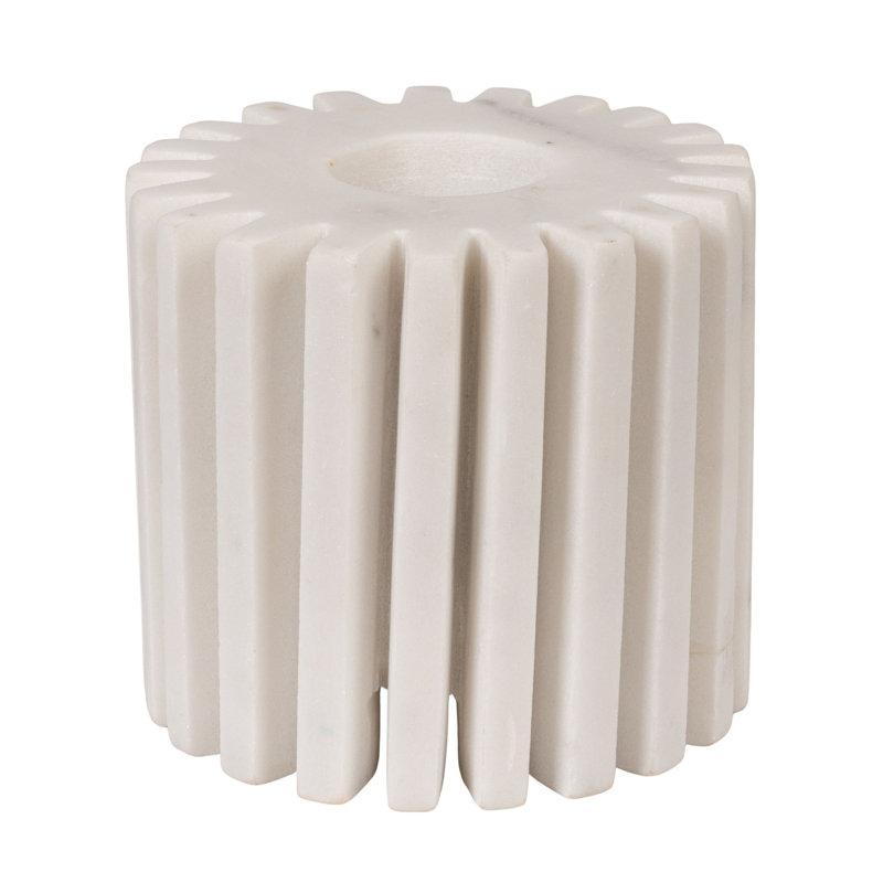 Bougeoir en marbre rond de 11,5 cm
