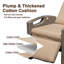 Fauteuil inclinable d'extérieur, fauteuil inclinable pour patio avec table rabattable-868778829