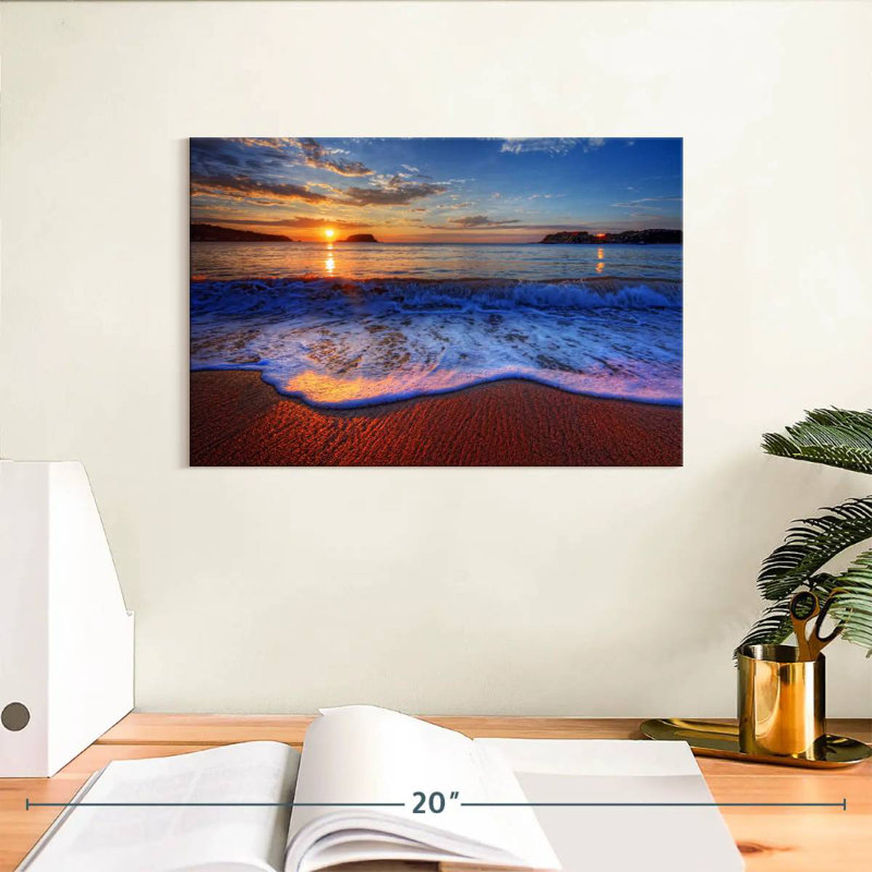 Gillard Sunset Waves, H 8 po x l 12 po
