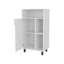 Armoire Blackwater avec rangement ouvert et 1 porte, blanc