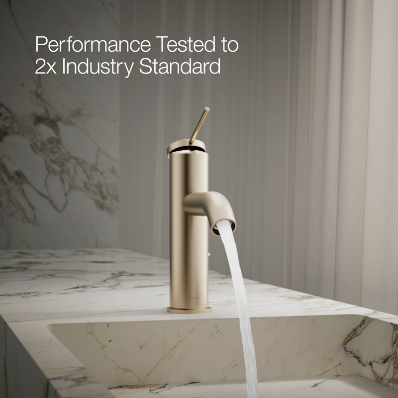 Components Single-Handle Bathroom Sink Faucet, Bronze