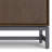 Banting 42"W Solid Wood Modern Industrial 2-Door Sideboard Buffet with Adjustable Shelves and Metal Base
