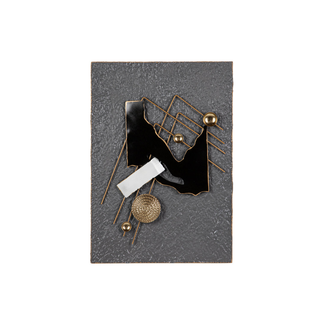 Abstract Wall Decor on Metal