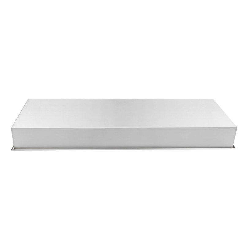Rectangular Brushed Stainless Steel Built-In Shower Niche