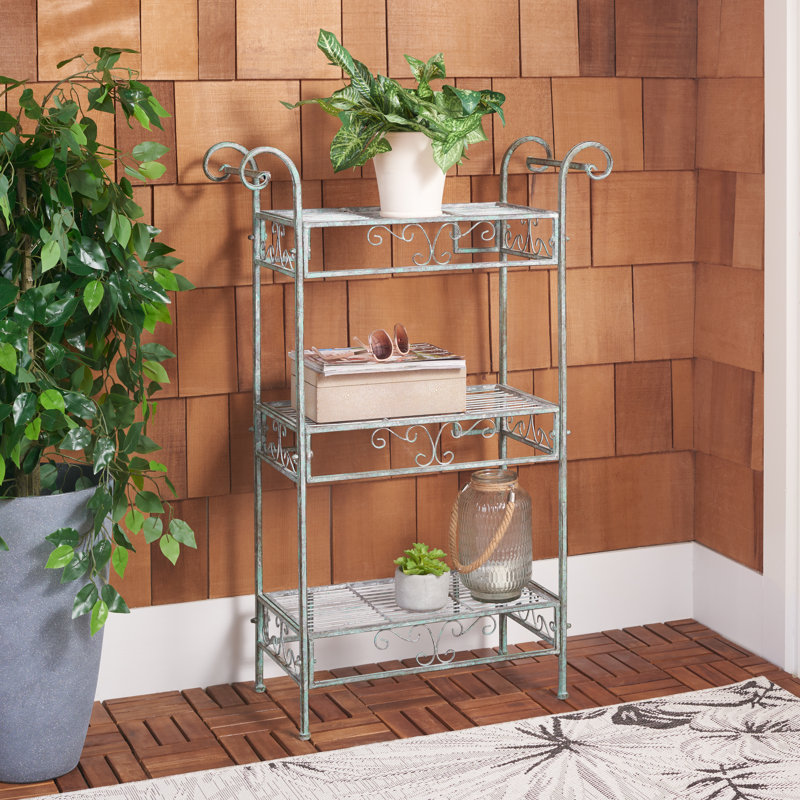 Noreen 3 Tier Shelf, Green