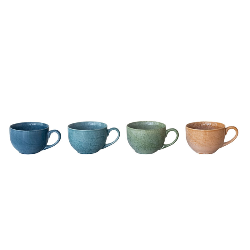 Reactive Glaze Stoneware Mug/Bowl Set