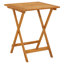 Quentel 2 - Person Wood Patio Dining Set with Square Table-1706121028