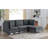 Linen Modular Sectional Sofa with Easy Assembly