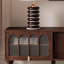 Mid-century rare design wooden TV cabinet