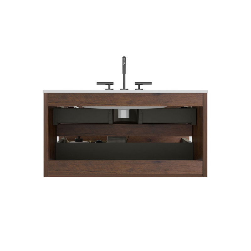 Meuble-lavabo sophistiqué avec caractéristiques avancées et attrait élégant