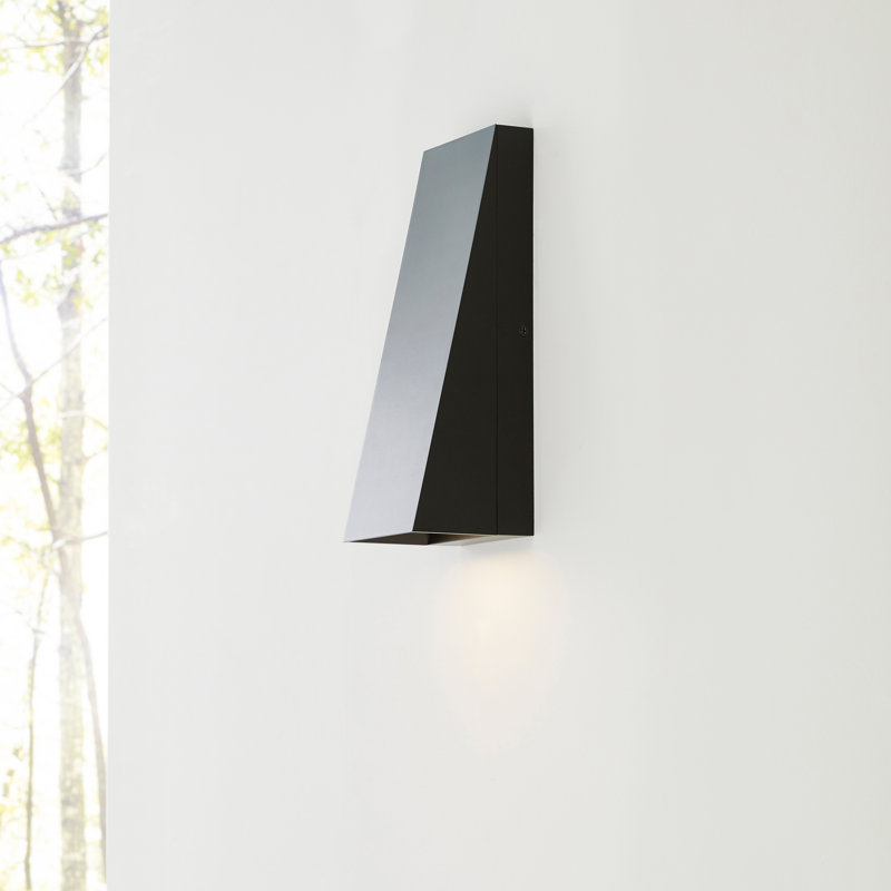 Pitch LED Outdoor Flush Mount, Bronze, 19" H x 5" W x 3.9" D