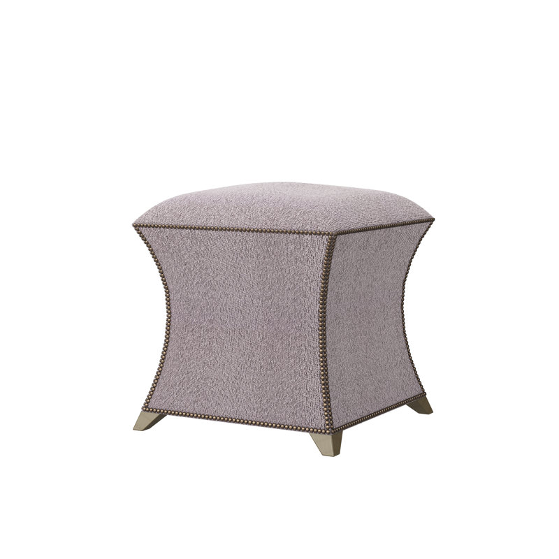 Hayes Upholstered Ottoman, Dune, Rise Smoke (Performance fabric) 1357-93