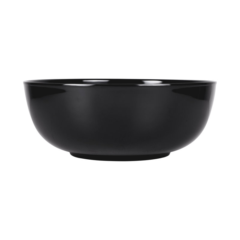 Bol de service en mélamine 400 fl à grande mélamine classic, Noir, H 5 po x l 13 po x P 13 po