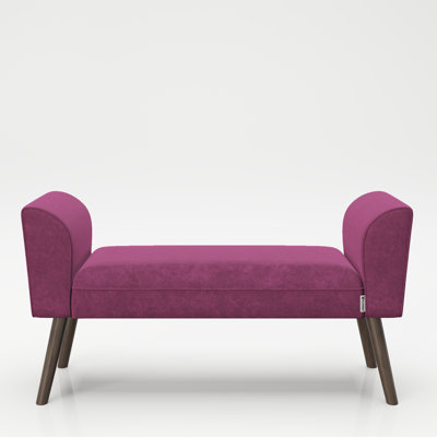 Tiffany Polyester Upholstered Bench