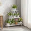 Support à plante à 3 niveaux pour utilisation intérieure et extérieure, grand support à fleurs en métal pour patio, décoration de salon robuste