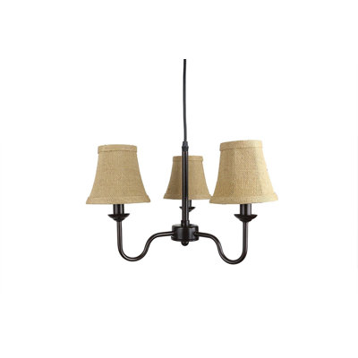 Lustre classique/traditionnel ombré 3 lumières Zendaya