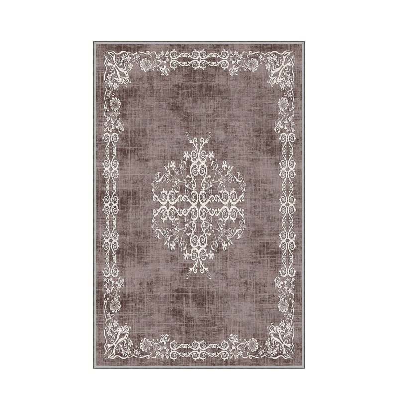 Elegant Hall Carpet, 31.5 x 78.7 inches | 100% Polyester, 0.4 inch Pile Height | Antibacterial, Non-Slip PVC Felt Dot Underside | Machine Washable, Durable Woven Design | Perfect for Entryways & Living Spaces