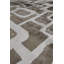 Koda Geometric Handmade Synthetic Brown/Silver Area Rug-25181321
