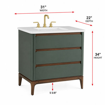 Ensemble de meuble-lavabo simple 30 po Barkley