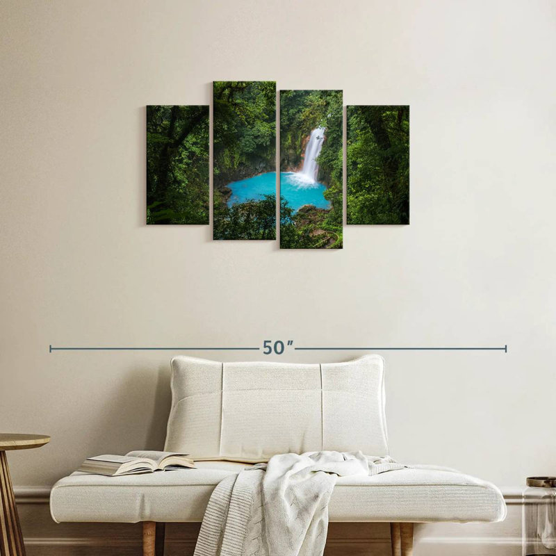 Cascade Alvord Rio Celeste, H 22 po x l 36 po