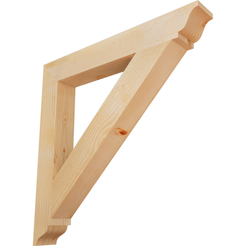 Support traditionnel, H 30 po x l 4 po x P 30 po, Douglas (sciage brut)