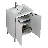 24'' Single Bathroom Vanity with Ceramic Top-862622972