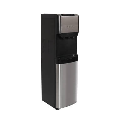 Nutrichef Electric Water Boiler and Warmer - 5L/5.28 Qt Stainless Steel Hot  Water Dispenser, Black