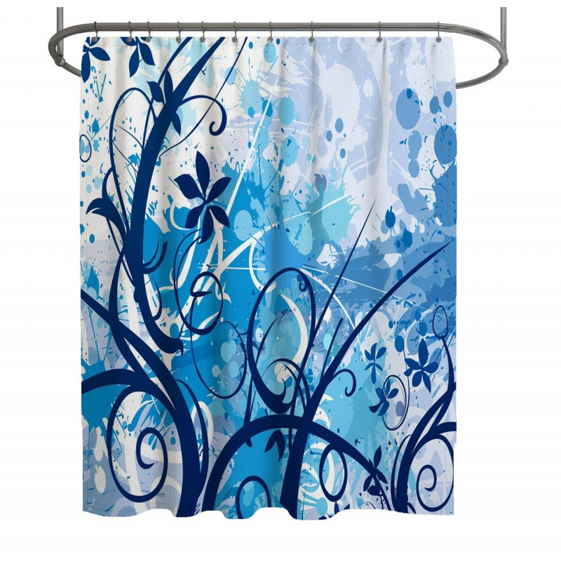 Cassadra Shower Curtain, 73" H x 70" W