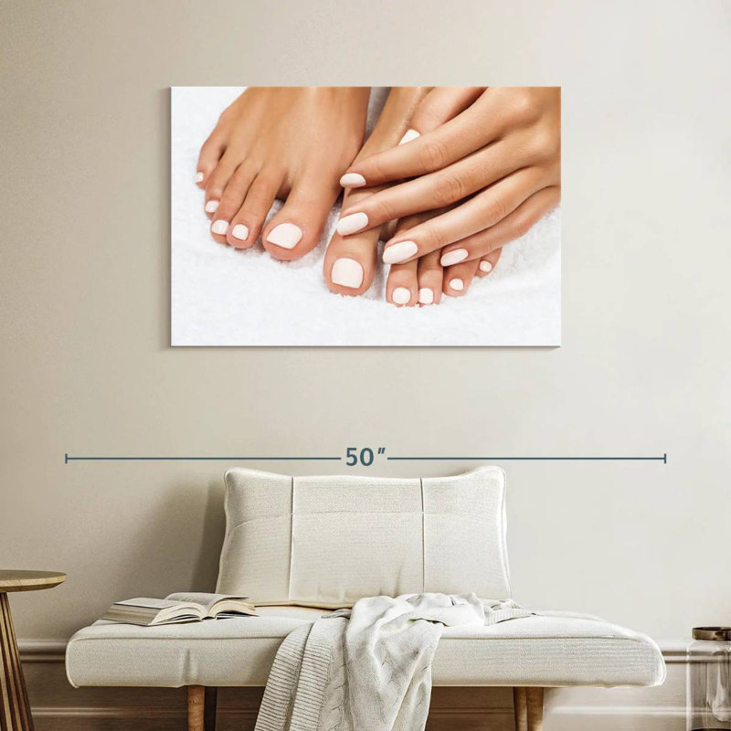 Shuttleworth Clean White Nails, 26" H x 39" W