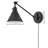 Arti 7.75-in Swing Arm Extendable Single Light Plug-In Sconce with On/Off Switch-40550217
