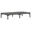 Ensemble de salon de jardin Vidaxl gris foncé