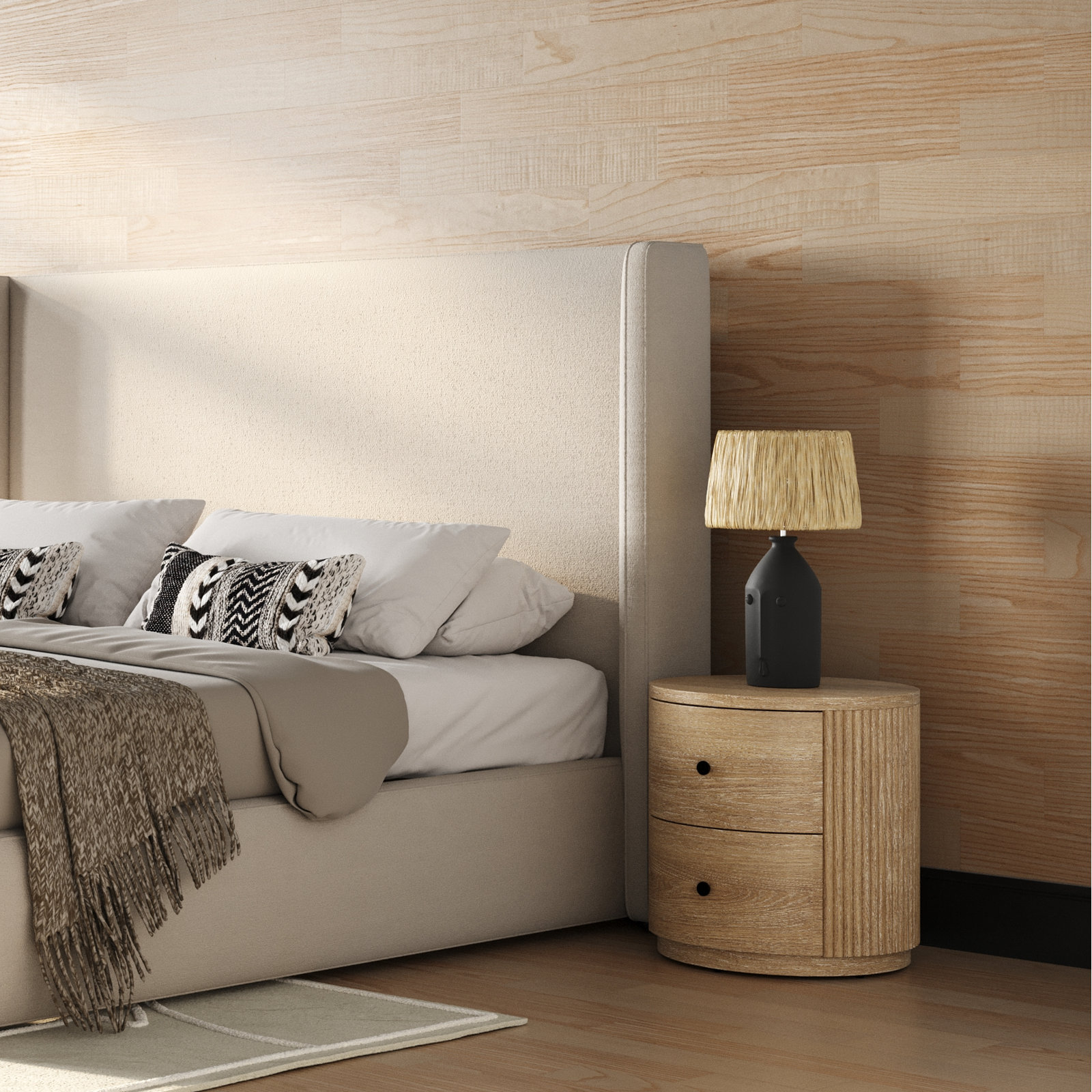 Fitzroy Acacia Nightstand