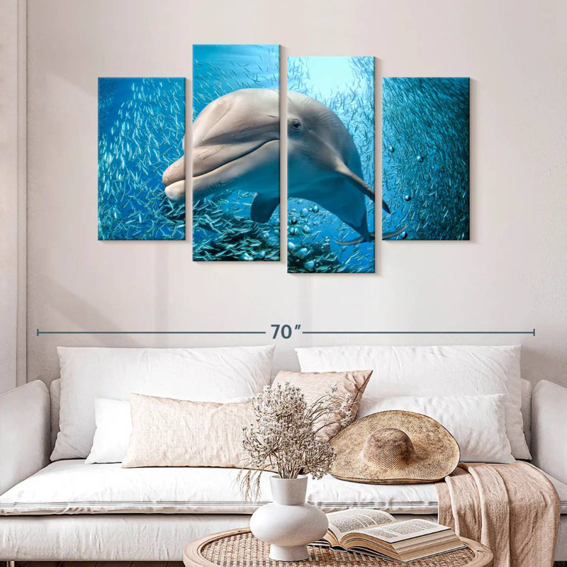 Brampt Dolphin Close Up, 32" H x 52" W