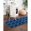 Tapis bleu marine à motif géométrique Debrodie-1351287650