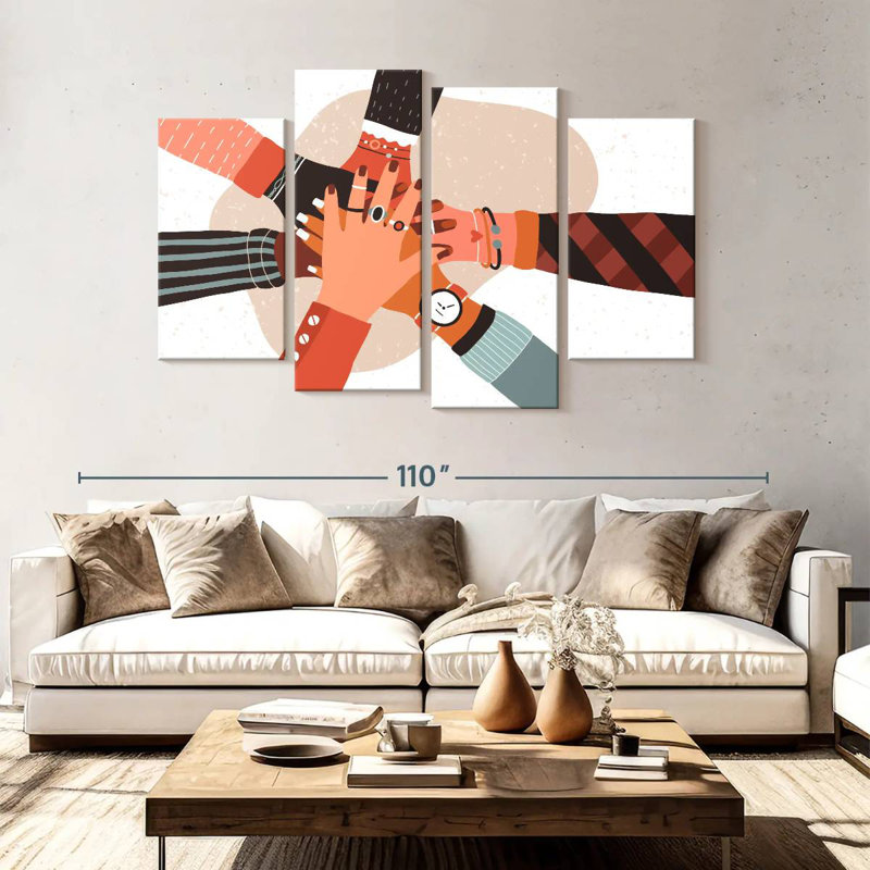 Khyir Racial Unity, 54" H x 84" W