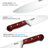 Velaze 15 Piece High Carbon Stainless Steel Knife Block Set