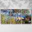 Monet, encadré sur toile, 3 pièces-1170037227-1170037223