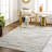 Asbey Rectangle Striped Handmade Flatweave Viscose/Leather/Cowhide Area Rug in Gray/Taupe-77311943