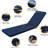 Chaise Lounge Cushion , 2Pcs Navy, Material, Fading, Removable Zipper Covers, Resilient Sponge Core Navy Blue Outdoor Furniture Breathable , Protected & Fade , Zippered High-Elasticity Filling,-1821087269