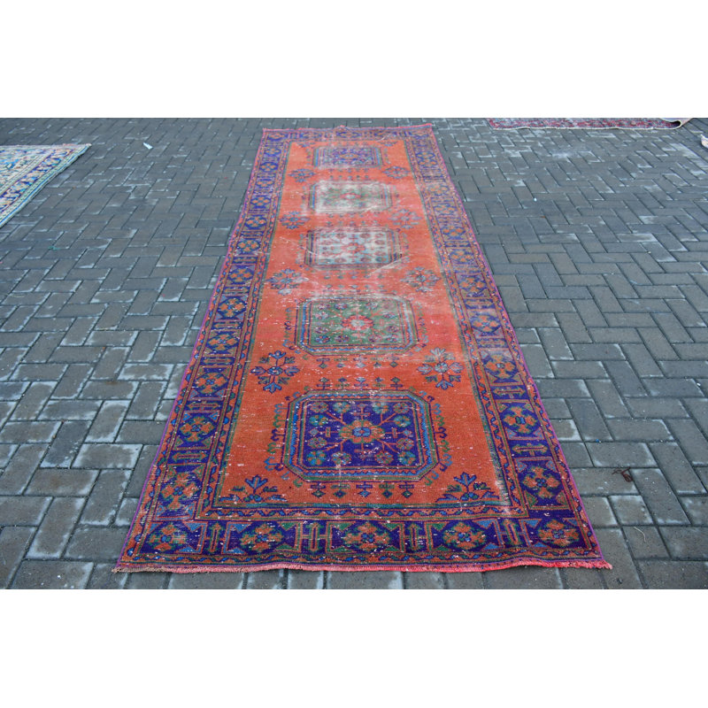 Tapis de couloir turc de style rétro parfait pour rehausser la beauté de votre intérieur