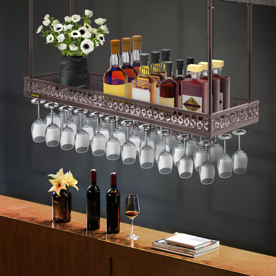 Porte-bouteilles et porte-verres à vin