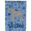 Caniche en polyester à 2 côtés 40 x 28 po standard welcome drapeau maison-957493097