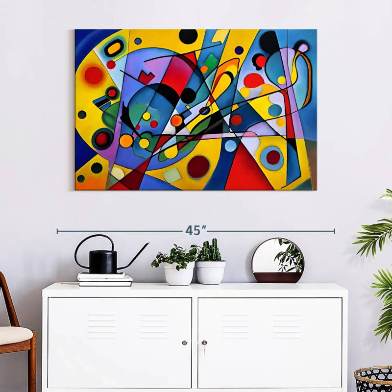 Avery Emulation Of Abstract Kandinsky I, 26" H x 39" W