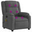 Fauteuil de massage inclinable gris foncé-1168188577