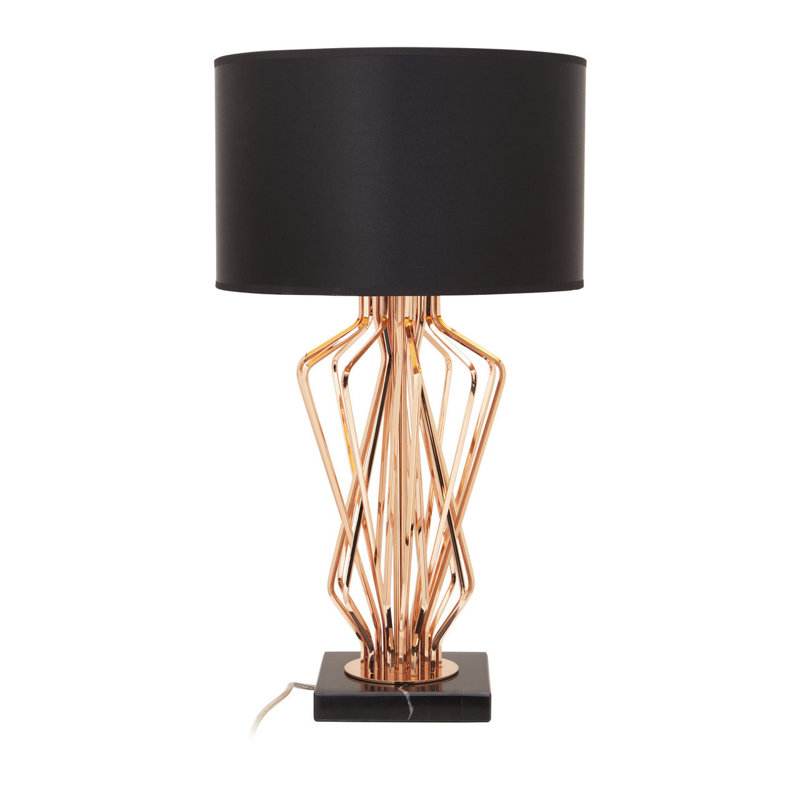 Amaud Metal Table Lamp, Black
