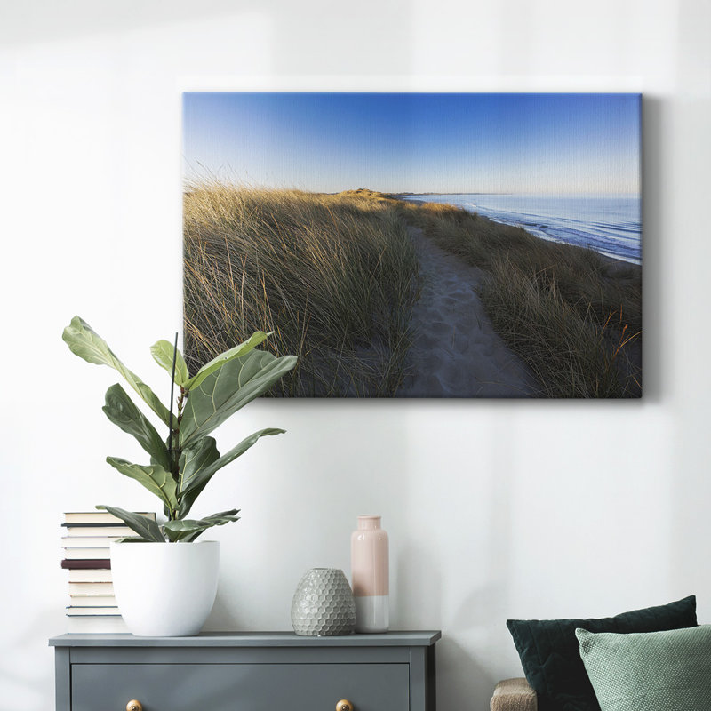 Plage, plage, toile tendue, H 40 po x l 60 po