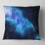 Blue Nebula in Cosmos - Coussin imprimé abstrait-1517448205-1517448193